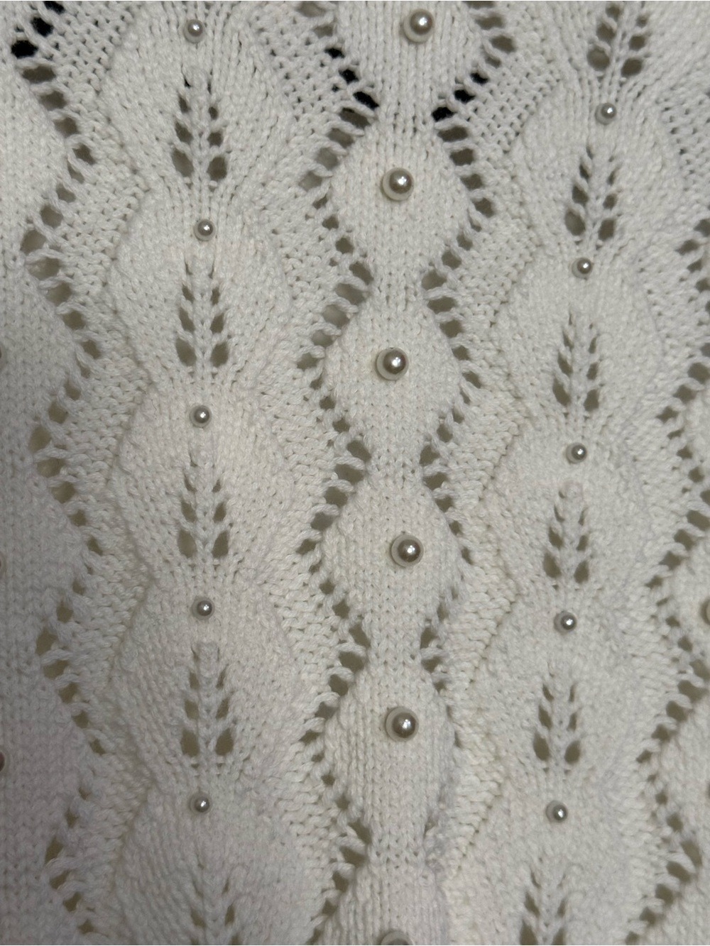 Commense Backless Pearl-Embellished Knit Sweater - Picture 8 of 8